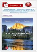 Test Bank for Auditing & Assurance Services&colon; A Systematic Approach &lpar;12th Edition&rpar; Chapters 1&ndash;21 Complete Exam Practice Questions & Study Guide 2026&ndash;2027
