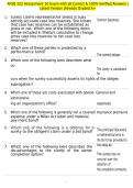 AFSB 152 Assignment 10 Exam with all Correct & 100&percnt; Verified Answers &vert;Latest Version &vert;Already Graded A&plus;