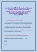 Iowa Commercial Pesticide Applicator Category &NewLine;18 Wood-Destroying Pest Inspection &NewLine;QUESTIONS AND VERIFIED ANSWERS &NewLine;WITH RATIONALES 2026 JUST &NewLine;RELEASED&period;pdf