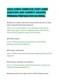 SMOG CHECK COMPLETE STUDY SHEET &NewLine;QUESTIONS AND CORRECT ANSWERS &NewLine;PREMIUM PREPARATION MATERIAL 