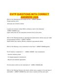 EVITP Certification Exam 2026 &ndash; Complete Practice Questions with Correct Answers & Exam Preparation Study Guide