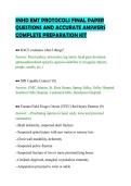 SNHD EMT PROTOCOLS FINAL PAPER &NewLine;QUESTIONS AND ACCURATE ANSWERS &NewLine;COMPLETE PREPARATION KIT 