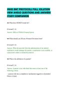 SNHD EMT PROTOCOLS FULL SOLUTION &NewLine;VIEW AHEAD QUESTIONS AND ANSWERS &NewLine;STUDY COMPANION 