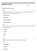 SMAD 203 FINAL EXAM &vert; COMPLETE STUDY GUIDE&comma; PRACTICE QUESTIONS & ANSWERS 2026&sol;2027