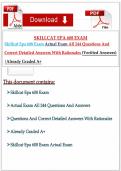 SkillCat EPA 608 EXAM ACTUAL EXAM ALL 244 QUESTIONS AND CORRECT DETAILED ANSWERS WITH RATIONALES &lpar;VERIFIED ANSWERS&rpar; &vert;ALREADY GRADED A&plus;