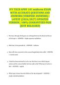 IVY TECH APHY 101 midterm EXAM WITH ACCURATE QUESTIONS AND ANSWERS &lpar;VERIFIED ANSWERS&rpar; &vert; LATEST &lpar;2026&sol;2027&rpar; UPDATED VERSION &vert; 100&percnt; GUARANTEED PASS &lbrace;JUST RELEASED&rcub;