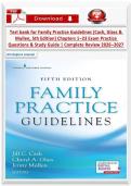 Family Practice Guidelines &lpar;Cash&comma; Glass & Mullen&comma; 5th Edition&rpar; Chapters 1&ndash;23 Exam Practice Questions & Study Guide &vert; Complete Review 2026&ndash;2027