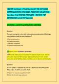 HESI RN Exit Exam &vert; NGN Nursing UP-TO-DATE 2026 &NewLine;EXAM QUESTIONS AND 100&percnt; ACCURATE SOLUTIONS &vert; &NewLine;Question And VERIFIED ANSWERS - INSTANT PDF &NewLine;DOWNLOAD Latest PDF Update&rpar; 
