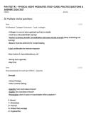 PAM TEST &num;1 &ndash; PHYSICAL AGENT MODALITIES STUDY GUIDE&comma; PRACTICE QUESTIONS & ANSWERS 2026&sol;2027