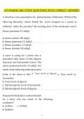 ATI Pharmacology CMS Study Questions with Correct Answers &lpar;Practice&rpar;&NewLine;&NewLine;