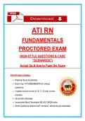 ATI RN Fundamentals Proctored Exam &lpar;2026&rpar; &vert; NGN Nursing Questions&comma; Case Scenarios & Answers&comma; 100&percnt; Verified Graded A&plus;