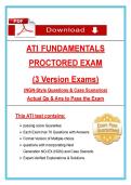 ATI RN Fundamentals Proctored Exam &lpar;2026&rpar; &vert; NGN Nursing Questions&comma; Case Scenarios & Answers&comma; 100&percnt; Verified Graded A&plus;