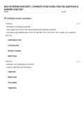 WGU NUTRITION D440 DIETS &vert; COMPLETE STUDY GUIDE&comma; PRACTICE QUESTIONS & ANSWERS 2026&sol;2027