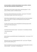 D440 CHAPTER 10&colon; NUTRITION DURING PREGNANCY AND LACTATION &vert; COMPLETE STUDY GUIDE&comma; PRACTICE QUESTIONS & ANSWERS 2026&sol;2027
