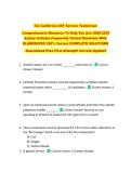 ICC California UST Service Technician &NewLine;Comprehensive Resource To Help You Ace 2026-2027 &NewLine;Exams Includes Frequently Tested Questions With &NewLine;ELABORATED 100&percnt; Correct COMPLETE SOLUTIONS &NewLine;Guaranteed Pass First Attempt&excl;&excl; Current Update&excl;&excl;