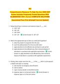 ICC Comprehensive Resource To Help You Ace 2026-2027 &NewLine;Exams Includes Frequently Tested Questions With &NewLine;ELABORATED 100&percnt; Correct COMPLETE SOLUTIONS &NewLine;Guaranteed Pass First Attempt&excl;&excl; Current Update&excl;&excl;