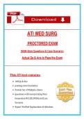 ATI Med-Surg Proctored Exam &lpar;2026&rpar; NGN-Style Questions&comma; Case Scenario & Answers&comma; 100&percnt; Verified Graded A&plus;