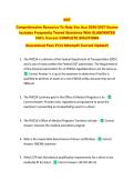 DOT  &NewLine;Comprehensive Resource To Help You Ace 2026-2027 Exams &NewLine;Includes Frequently Tested Questions With ELABORATED &NewLine;100&percnt; Correct COMPLETE SOLUTIONS &NewLine;Guaranteed Pass First Attempt&excl;&excl; Current Update&excl;&excl; 