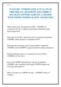 WALMART STORMWATER ACTUAL EXAM&NewLine;PREP 2026 ALL QUESTIONS AND CORRECT&NewLine;DETAILED ANSWERS ALREADY A GRADED&NewLine;WITH EXPERT FEEDBACK &vert;NEW AND REVISED