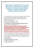 NR566 WEEK 1-4 MIDTERM ACTUAL EXAM&NewLine;PREP 2026 ALL QUESTIONS AND CORRECT&NewLine;DETAILED ANSWERS WITH RATIONALES&NewLine;ALREADY A GRADED WITH EXPERT&NewLine;FEEDBACK&vert;NEW AND REVISED