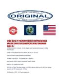 WGU D316 IT FOUNDATIONS COMPREHENSIVE EXAMS UPDATED QUESTIONS AND ANSWERS SURE
