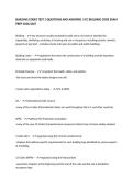 BUILDING CODES TEST 1 QUESTIONS AND ANSWERS &vert; ICC BUILDING CODE EXAM PREP 2026&sol;2027