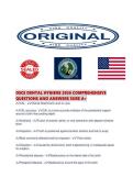 OSCE DENTAL HYGIENE 2026 COMPREHENSIVE QUESTIONS AND ANSWERS SURE A&period;pdf