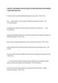 CHAPTER 1 MECHANICAL AND ELECTRICAL SYSTEMS QUESTIONS AND ANSWERS &vert; EXAM PREP 2026&sol;2027