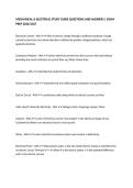 MECHANICAL & ELECTRICAL STUDY GUIDE QUESTIONS AND ANSWERS &vert; EXAM PREP 2026&sol;2027
