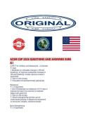 ACSM CEP 2026 QUESTIONS AND ANSWERS SURE A&period;pdf