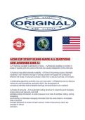 ACSM CEP STUDY EXAMS GUIDE ALL QUESTIONS AND ANSWERS SURE A&period;p