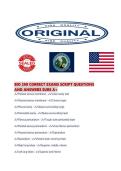 BIO 290 CORRECT EXAMS SCRIPT QUESTIONS AND ANSWERS SURE A&period;pdf