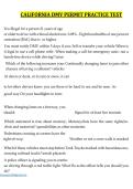 California DMV Permit Practice Test Questions & Answers&NewLine;&NewLine;