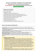 NR 452 Capstone Nursing Exam Review Latest 2026 &vert; 200 Questions with Verified Answers & Rationales &vert; A&plus; Guaranteed