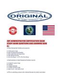ARF ADMINISTRATOR CERTIFICATION EXAM STUDY GUIDE QUESTIONS AND ANSWERS SURE
