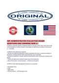 ARF ADMINISTRATOR EVALUATION EXAMS QUESTIONS AND ANSWERS SURE A&period;pdf