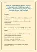 BIOL 331 MIDTERM EXAM PREP 2026 ALL&NewLine;QUESTIONS AND CORECT DETAILED&NewLine;ANSWERS ALREADY A GRADED WITH EXPERT&NewLine;FEEDBACK &vert;NEW AND REVISED