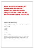 NU650&colon; Advanced Pharmacology &NewLine;Exam 2 &ndash; Herzing University &NewLine;Graduate School of Nursing &ndash; &NewLine;2026&sol;2027 Edition &ndash; Questions and &NewLine;Answers for MSN and NP Candidates