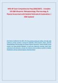 APEA 3P Exam Comprehensive Prep &lpar;2026&sol;2027&rpar; &ndash; Complete &NewLine;150 Q&A Blueprint&colon; Pathophysiology&comma; Pharmacology&comma; & &NewLine;Physical Assessment with Detailed Rationales & Explanations &vert; &NewLine;2026 Updated 