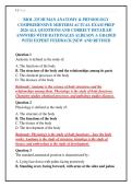 BIOL 235 HUMAN ANATOMY & PHYSIOLOGY&NewLine;COMPREHENSIVE MIDTERM ACTUAL EXAM PREP&NewLine;2026 ALL QUESTIONS AND CORRECT DETAILED&NewLine;ANSWERS WITH RATIONALES ALREADY A GRADED&NewLine;WITH EXPERT FEEDBACK &vert;NEW AND REVISED