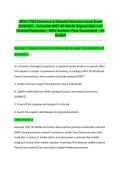 WGU C702 Forensics & Network Intrusion Actual Exam 2026&sol;2027 &ndash; Complete NIST SP 800-86 Aligned Q&A with Detailed Rationales &vert; 100&percnt; Verified &vert; Pass Guaranteed &ndash; A&plus; Graded