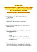 DOT Study Guide  &NewLine;Comprehensive Resource To Help You Ace 2026-2027 Exams &NewLine;Includes Frequently Tested Questions With ELABORATED &NewLine;100&percnt; Correct COMPLETE SOLUTIONS &NewLine;Guaranteed Pass First Attempt&excl;&excl; Current Update&excl;&excl;
