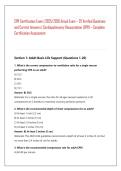 &NewLine;CPR Certification Exam &vert; 2025&sol;2026 Actual Exam &ndash; 25 Verified Questions &NewLine;and Correct Answers &vert; Cardiopulmonary Resuscitation &lpar;CPR&rpar; &ndash; Complete &NewLine;Certification Assessment