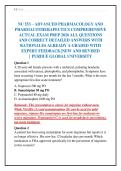 NU 553 &ndash; ADVANCED PHARMACOLOGY AND&NewLine;PHARMACOTHERAPEUTICS COMPREHENSIVE&NewLine;ACTUAL EXAM PREP 2026 ALL QUESTIONS&NewLine;AND CORRECT DETAILED ANSWERS WITH&NewLine;RATIONALES ALREADY A GRADED WITH&NewLine;EXPERT FEEDBACK &vert;NEW AND REVISED&NewLine;&vert; PURDUE GLOBAL UNIVERSITY