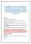 UNE CHEM 1011 &ndash; GENERAL CHEMISTRY II&NewLine;COMPREHENSIVE ACTUAL EXAM PREP 2026&NewLine;ALL QUESTIONS AND CORRECT DETAILED&NewLine;ANSWERS WITH RAH RATIONALES ALREADY&NewLine;A GRADED WITH EXPERT FEEDBACK&vert; NEW&NewLine;AND REVISED