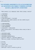 WGU D330 PRE ASSESSMENT ACTUAL EXAM PREP 2026&NewLine;ALL QUESTIONS AND CORRECT VERIFIED ANSWERS&NewLine;&vert;RATED A&plus; &vert;BRAND NEW AND REVISED&NewLine;