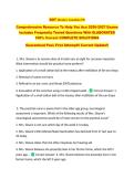 DOT Mosby's Canadian PN &NewLine;Comprehensive Resource To Help You Ace 2026-2027 Exams &NewLine;Includes Frequently Tested Questions With ELABORATED &NewLine;100&percnt; Correct COMPLETE SOLUTIONS &NewLine;Guaranteed Pass First Attempt&excl;&excl; Current Update&excl;&excl;