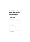 Class notes Physics   Physics Complete Solution of NCERT Class - 12