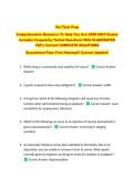 Vet Tech Prep  &NewLine;Comprehensive Resource To Help You Ace 2026-2027 Exams &NewLine;Includes Frequently Tested Questions With ELABORATED &NewLine;100&percnt; Correct COMPLETE SOLUTIONS &NewLine;Guaranteed Pass First Attempt&excl;&excl; Current Update&excl;&excl;