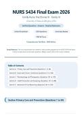 NURS 5434 Final Exam Review Latest 2026 &vert; Family Nurse Practitioner III &vert; 250 Practice Questions with Verified Answers & Detailed Rationales &vert; Guaranteed A&plus;